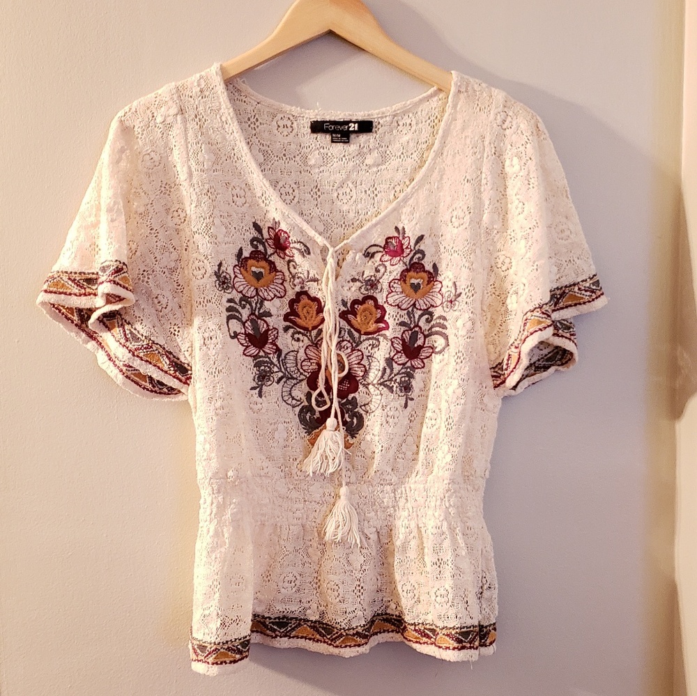 Embroidered Top